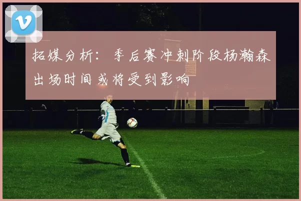 拓媒分析：季后赛冲刺阶段杨瀚森出场时间或将受到影响
